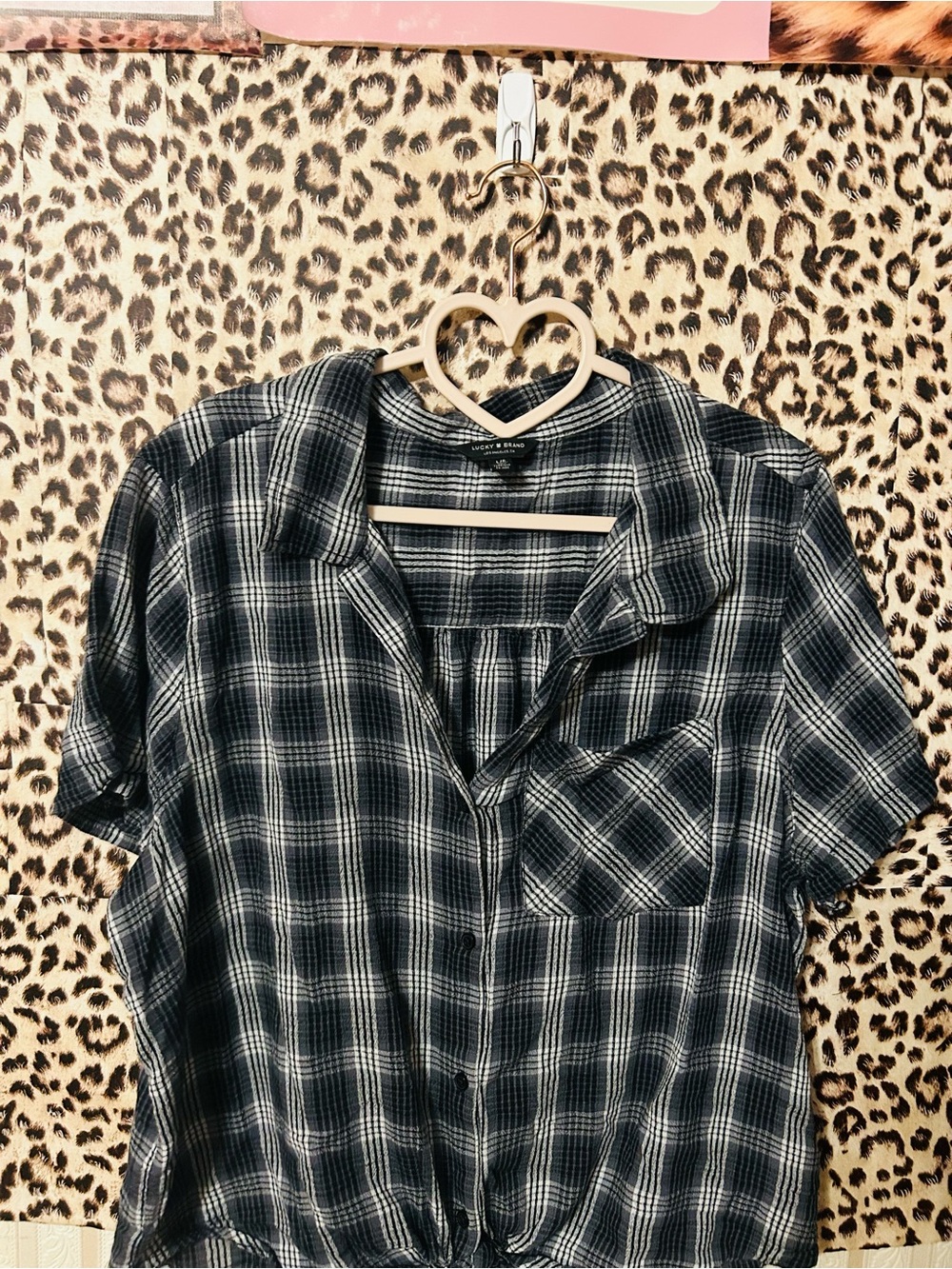 Lucky Brand Plaid Button Down